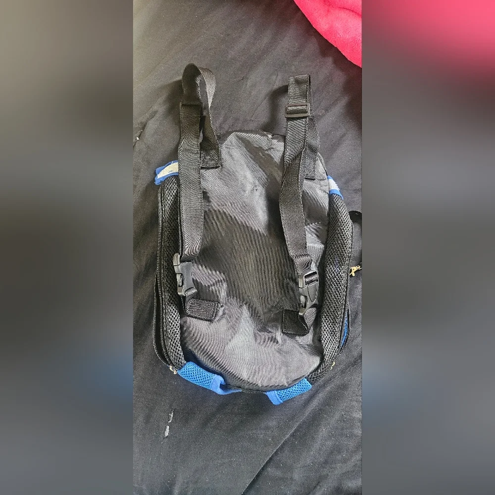 Blue Small Pet Front-Carrier Harness Backpack